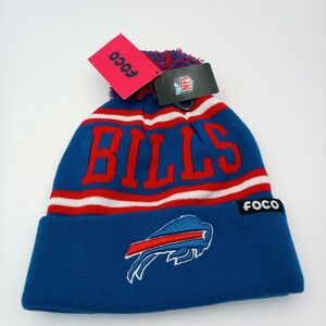 NWT Buffalo Bills Beanie With Pom